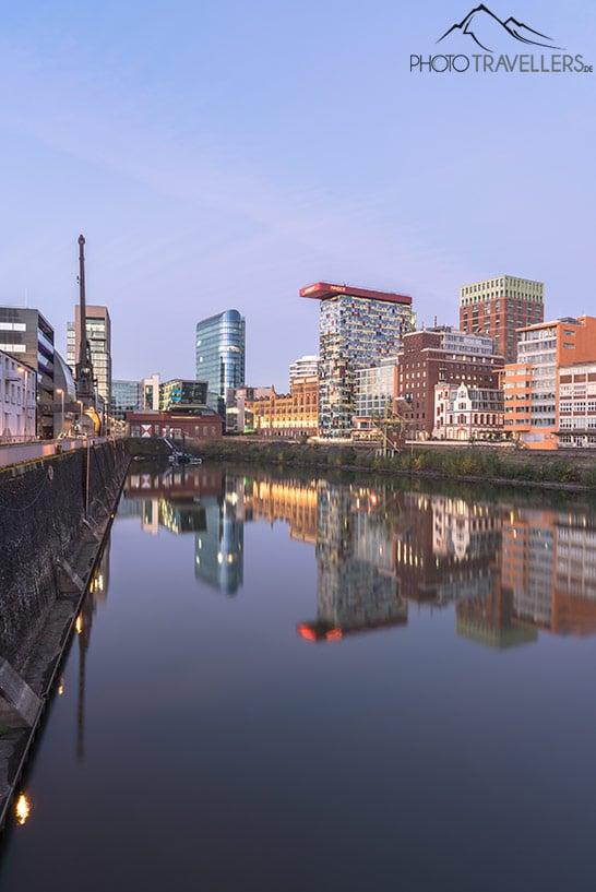 O Medienhafen em Düsseldorf