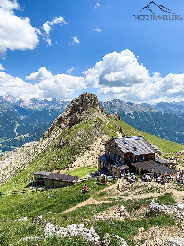Vista da Rotwandhütte