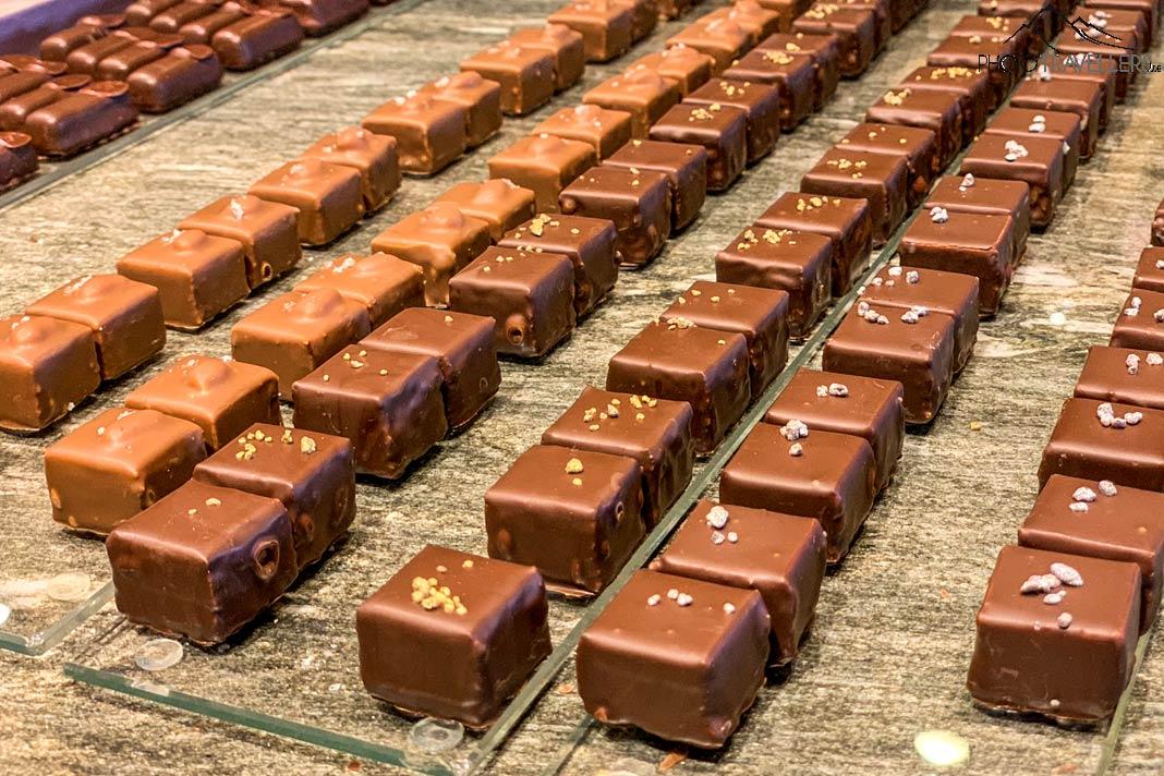 Max Chocolatier à Lucerne - les pralines
