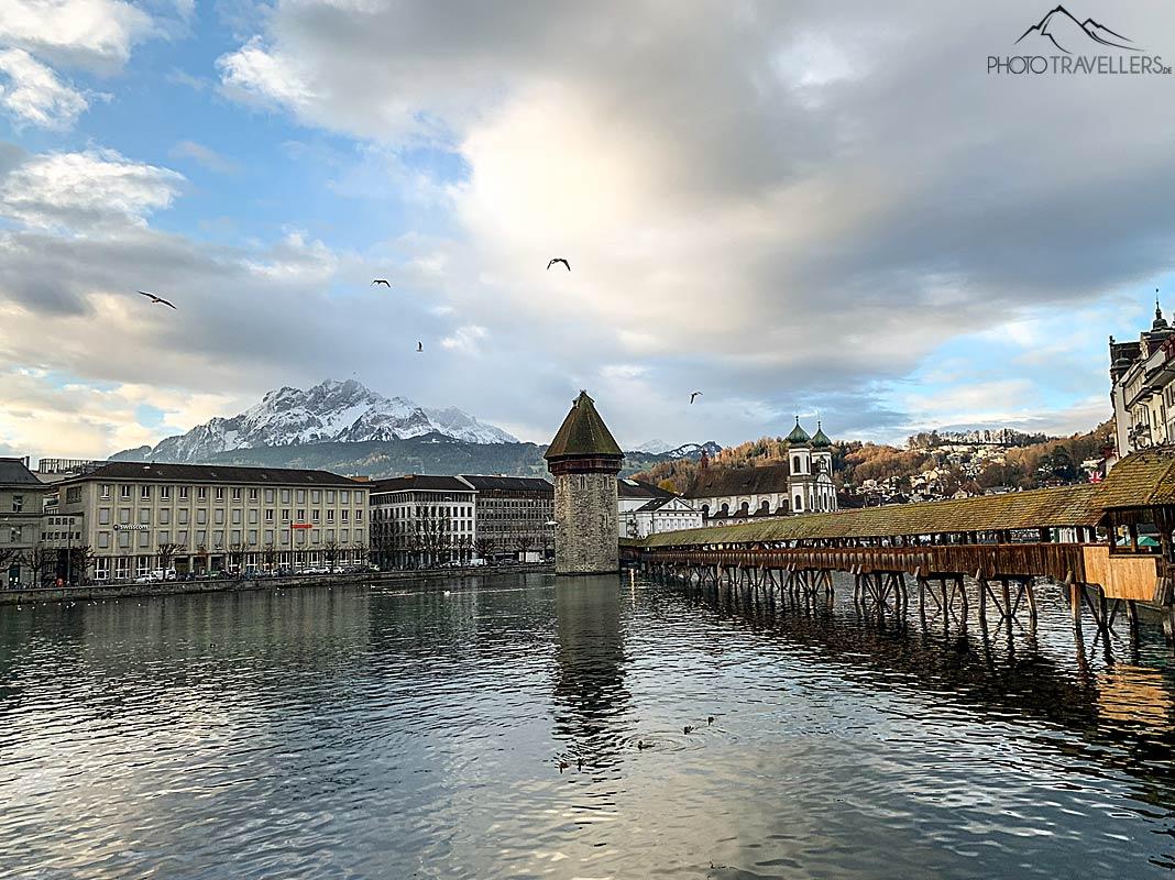 Le château d'eau à Lucerne