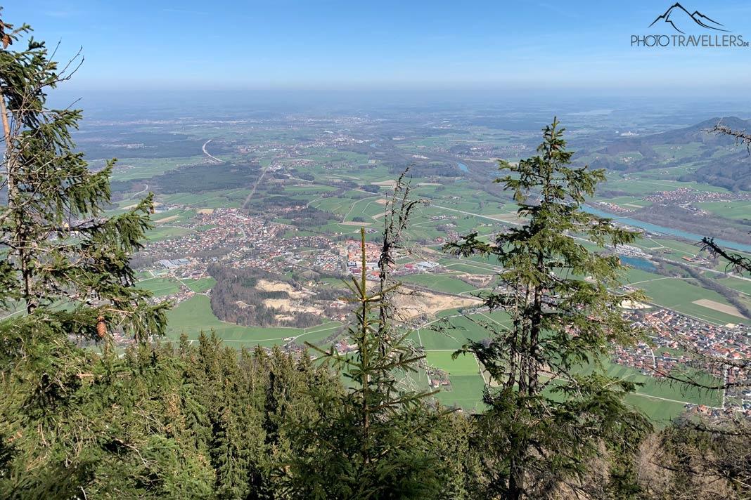 Vue sur la plaine alpine