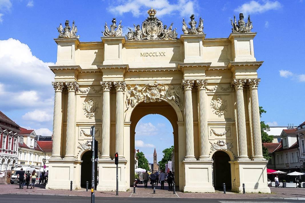 La Porte de Brandebourg à Potsdam