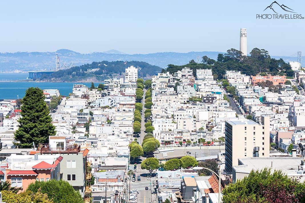 Vista de Telegraph Hill con el Coit Tower
