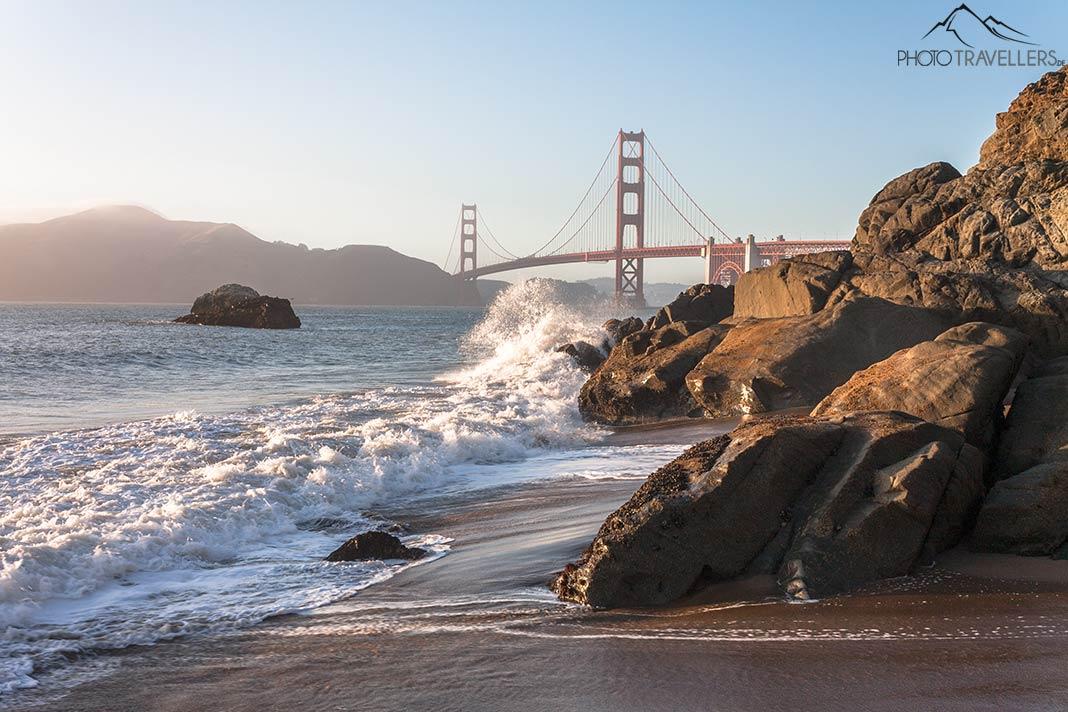 Vista del Golden Gate Bridge desde Baker Beach