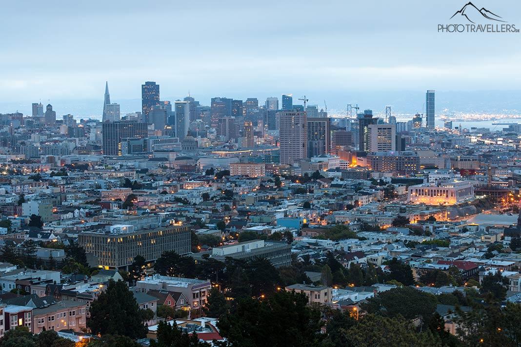 La vista desde Twin Peaks de San Francisco