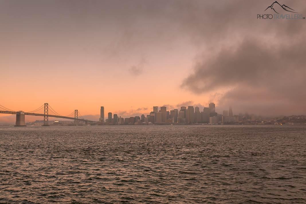 La vista desde Treasure Island de San Francisco