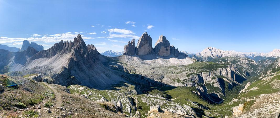 Panorama das Três Cimeiras