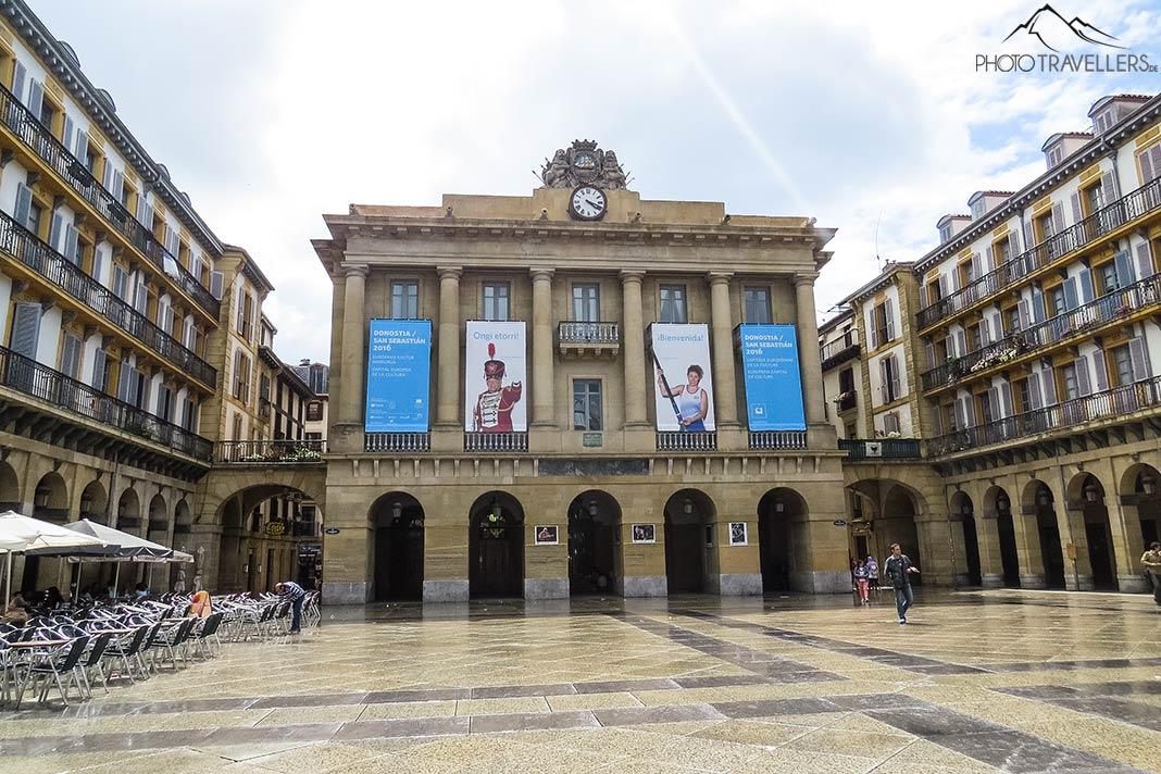 La Place de la Constitution au centre de Donostia-San Sebastián