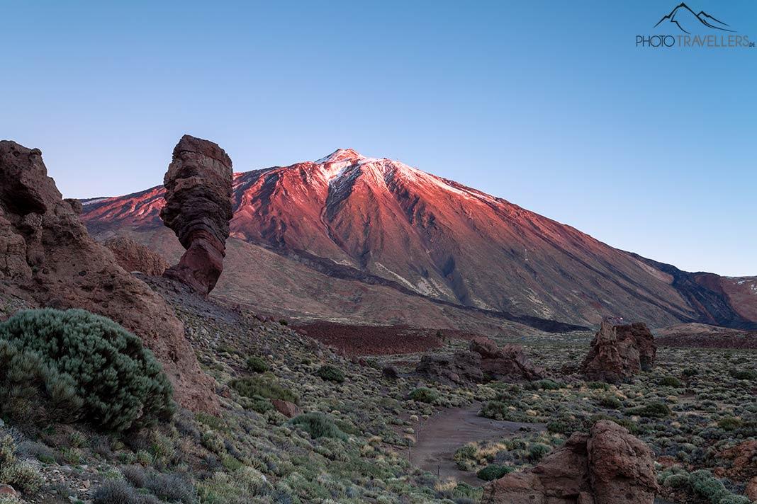 Le Teide à Ténérife au lever du soleil