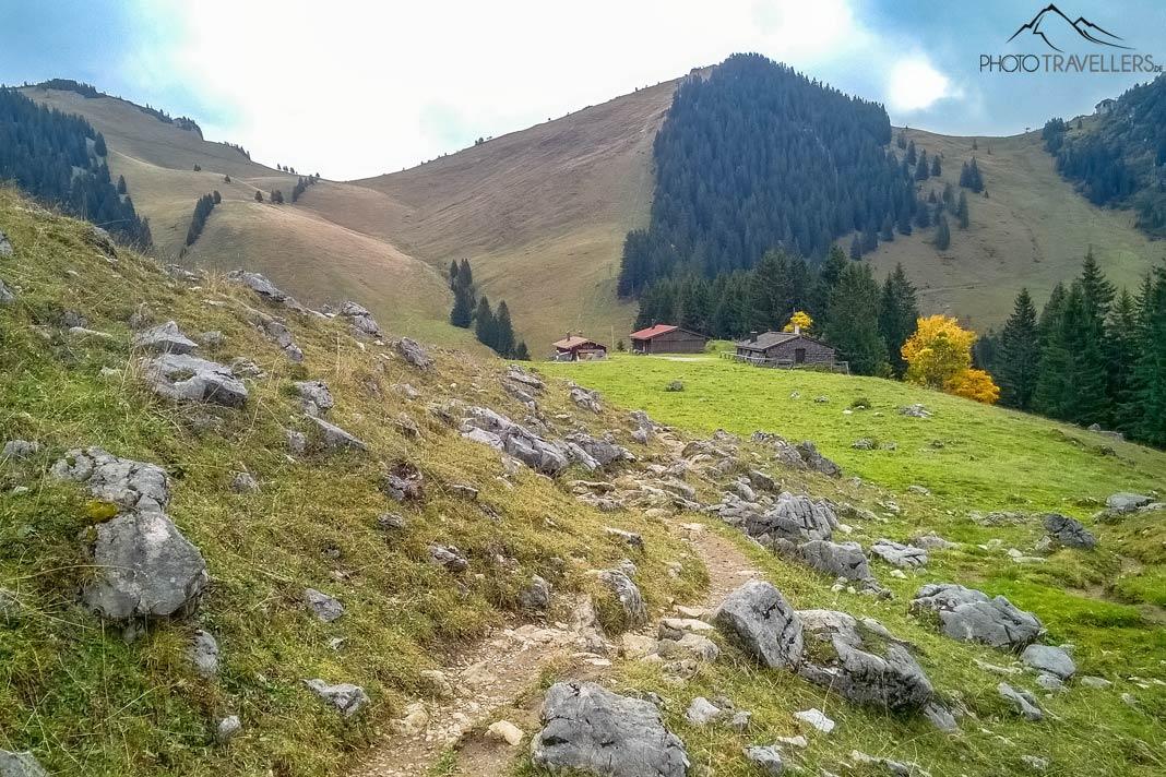Les cabanes de la Untere Schönfeldalm