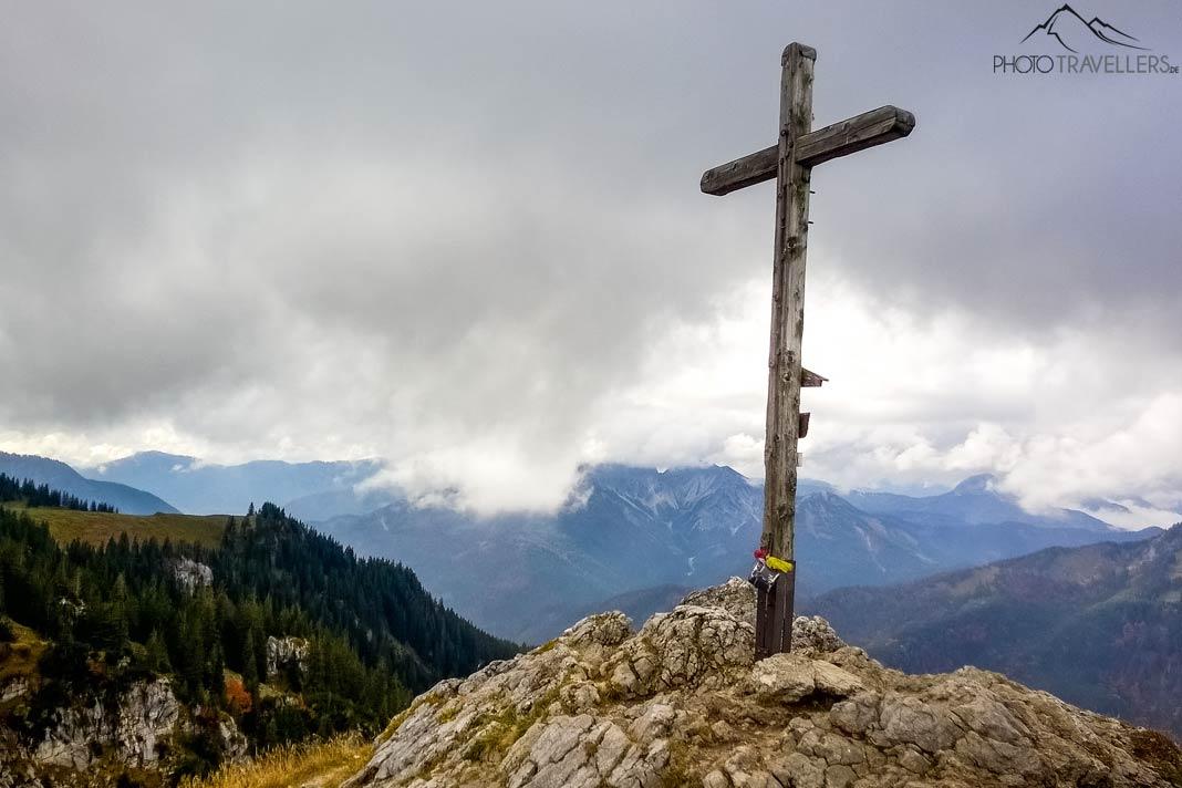 Le sommet de la croix au Taubenstein