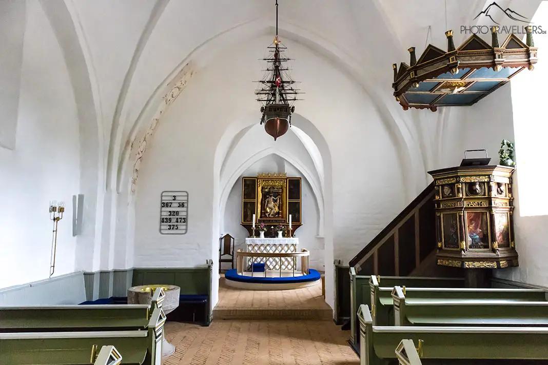 Im Inneren der Rorvig Kirchde