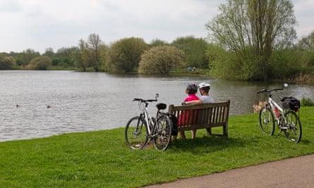 Watermead Country Park in Leicestershire, England