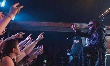 Man on stage at Fibbers, York