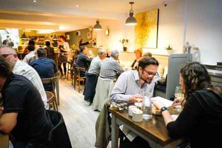 Diners at Skosh, York