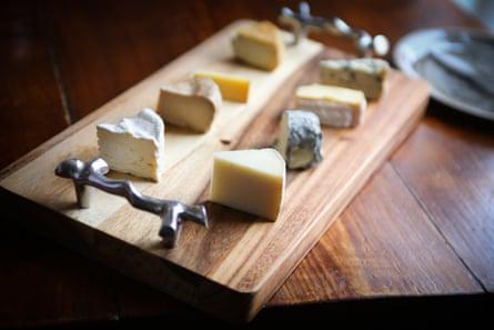 Cheeseboard in Cave du Cochon, York