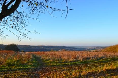 The view to the north west after leaving Romney Street and heading back toward Shoreham.