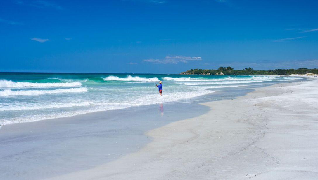 <strong>Rarawa Beach, Far North: </strong>With white sand so soft it squeaks and no facilities to speak of, the little-visited Rarawa Beach on the Aupouri Peninsula has an otherworldly feel.