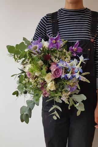 Hand held bouquet from The Allotment Florist