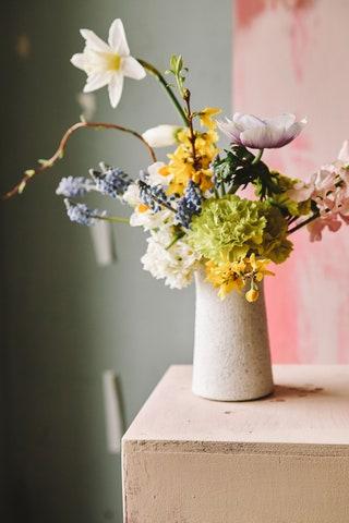 Flowers in a vase from That Flower Shop