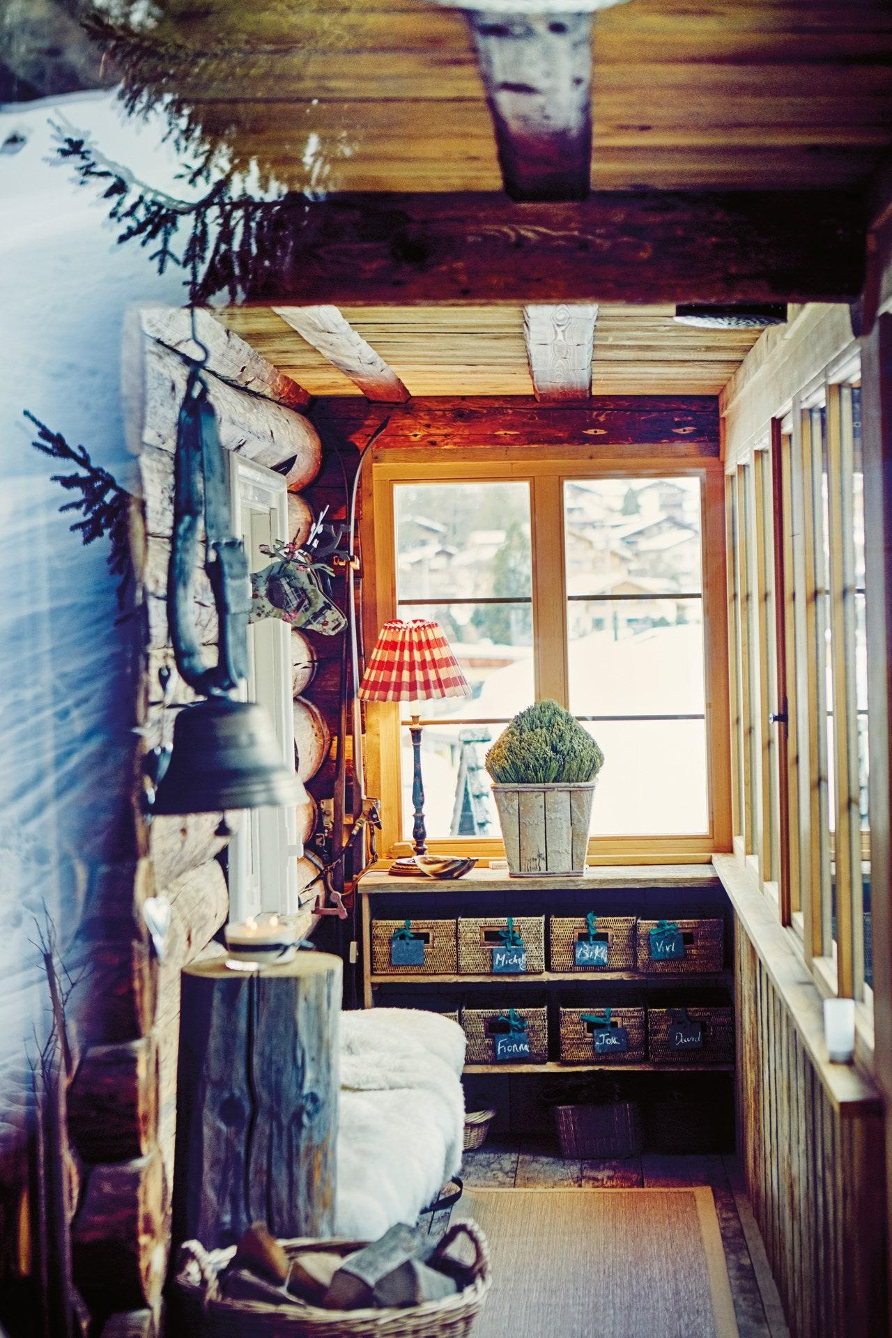 The entrance hall at Chalet Bear